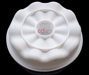 CJ Cetakan Silikon Cake Kue Bolu Puding Jelly Craft Round Wave