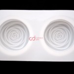CJ Cetakan Silikon Cake Kue Bolu Puding Jelly Craft White Rose 2 cav
