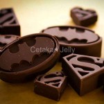 Cetakan Silikon Coklat Puding Batman