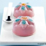 CJ Cetakan Silikon Coklat Puding Dahlia 15 cavity