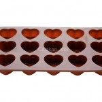 CJ Cetakan Silikon Coklat Puding Walls Heart