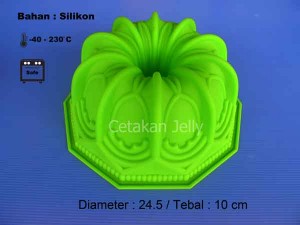 Cetakan Silikon Puding Kue Queen Crown