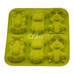 Cetakan Silikon Puding Kue Racing Car
