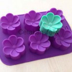 Cetakan Silikon Kue Puding Sakura II