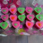 CJ Cetakan Silikon Coklat Puding 3 Layer Heart