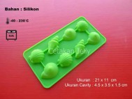 Cetakan Silikon Coklat Puding Sea Shell