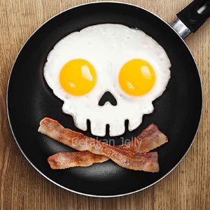 Cetakan Silikon Telur Mata Sapi Tengkorak