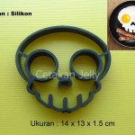 Cetakan Silikon Telur Mata Sapi Tengkorak