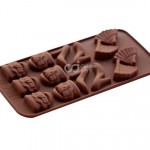 CJ Cetakan Silikon Coklat Puding Woman Stuff