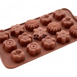 Cetakan Silikon Coklat Puding Mini Mix Flower 15 Cav II