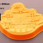 Cetakan Silikon Puding Kue Pirate Ship 2D