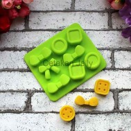 Cetakan Silikon Coklat Puding Ribbon