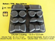 Cetakan Coklat Puding Gentleman