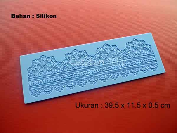 Cetakan Fondant Lace Mat Crown