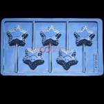 CJ Cetakan Lolipop Star Plastik