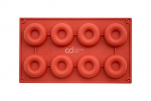 Cetakan Silikon Puding Kue Donat 8 cav