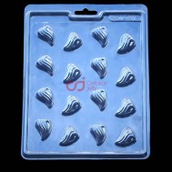 CJ Cetakan Coklat Praline Kerang Plastik