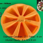 Cetakan Silikon Kue Puding Slice Pan 8 cav