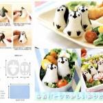Cetakan Nasi Bento Baby Penguin Rice Mold 3D with Nori Cutter
