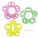 Cetakan Bento Decorative Ham, Cheese & Veggie Cutter