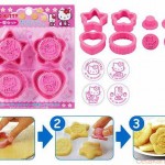 Cetakan Cookies Bento Hello Kitty Stamp (Bread & Cookie Cutter)