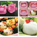 Cetakan Nasi Bento Mini Hello Kitty Rice Ball