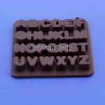 Cetakan Silikon Coklat Alphabet II