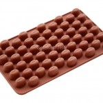CJ Cetakan Silikon Coklat Puding Coffee Bean 55 cav