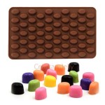 CJ Cetakan Silikon Coklat Puding Coffee Bean 55 cav
