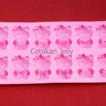 Cetakan Silikon Coklat Puding Hello Kitty Zodiac 12 cav