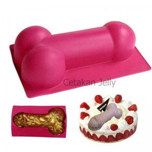 Cetakan Silikon Coklat Puding Mr. Big