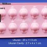 Cetakan Silikon Coklat Puding Baymax 10 cav