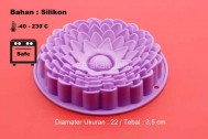 Cetakan Silikon Kue Puding Lotus II