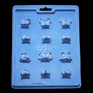 CJ Cetakan Coklat Tsum Tsum 3D Plastik