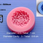 Cetakan Silikon Lotus IV Fondant