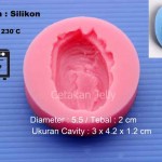 Cetakan Silikon Sawi Fondant