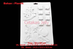 CJ Cetakan Coklat Long Live Plastik