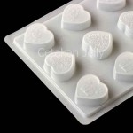 Cetakan Coklat Love Mix 12 cav Plastik