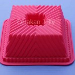 Cetakan Silikon Kue Puding Neo Square