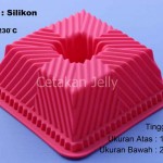 Cetakan Silikon Kue Puding Neo Square