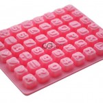 CJ Cetakan Silikon Coklat Puding Alphanumerik