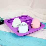 Cetakan Silikon Sabun Goose Egg 6 cavity (Telur Angsa)