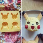 Cetakan Silikon Puding Kue Pikachu 4 cavity