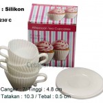 Cetakan Silikon Cupcake Tea Cup