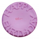 Cetakan Silikon Puding Kue Happy Birthday Pan