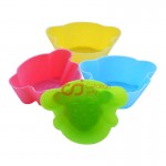 CJ Cetakan Silikon Cupcake Little Girl Set 4 pcs