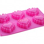 CJ Cetakan Silikon Kue Puding Love Heart