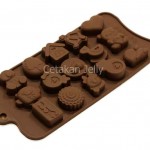 Cetakan Coklat / Puding Happy Home