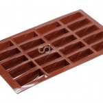 CJ Cetakan Silikon Coklat Puding Log 20 cavity