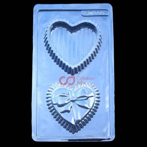 CJ Cetakan Coklat Praline Love Box II Plastik